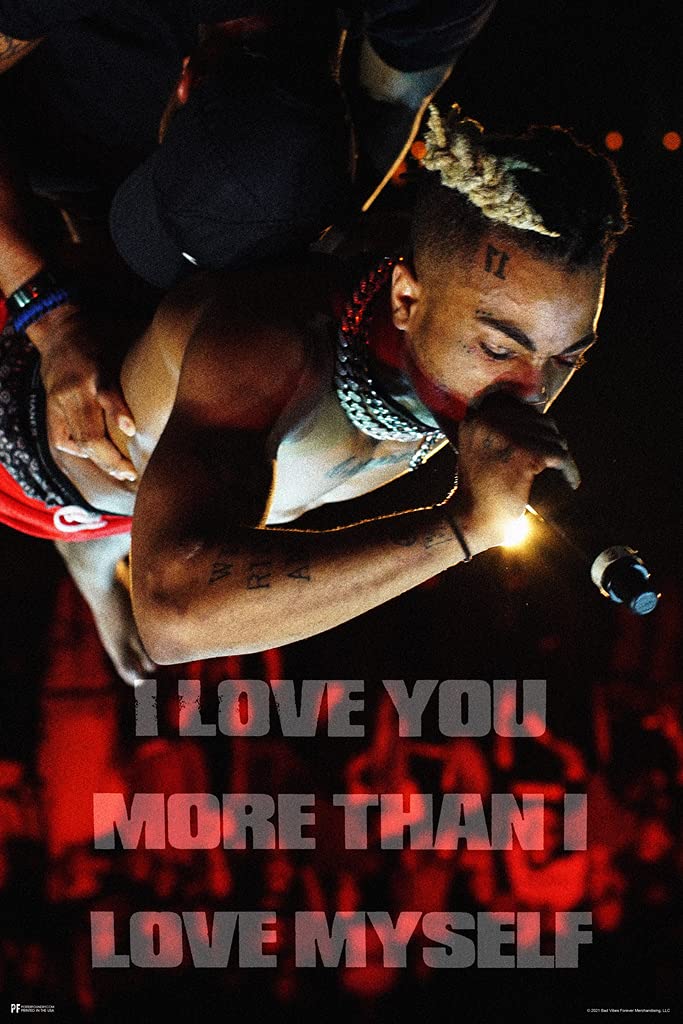 Amazon.com: XXXtentacion Poster I Love You More XXX Tentacion